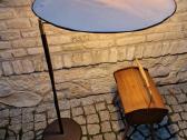 Vintažinis mid century žalvarinis toršeras - nuotraukos Nr. 13