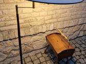 Vintažinis mid century žalvarinis toršeras - nuotraukos Nr. 15