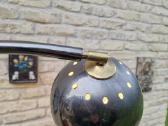 Vintažinis mid century juodo chromo toršeras - nuotraukos Nr. 4