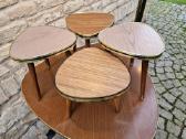 Vintažinis mid century kavos staliukas ir kt. - nuotraukos Nr. 8