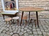 Vintažinis mid century kavos staliukas ir kt. - nuotraukos Nr. 26