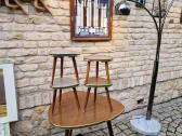Vintažinis mid century kavos staliukas ir kt. - nuotraukos Nr. 33