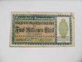 5 milijonai markiu , Miunchen Vokietija , 1923
