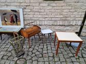 Vintažinis mid century riešutmedžio staliukas - nuotraukos Nr. 11