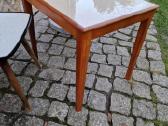 Vintažinis mid century riešutmedžio staliukas - nuotraukos Nr. 22