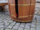 Vintažinis mid century ąžuolinis staliukas/baras - nuotraukos Nr. 2