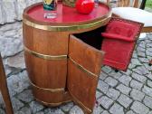 Vintažinis mid century ąžuolinis staliukas/baras - nuotraukos Nr. 3