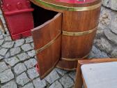 Vintažinis mid century ąžuolinis staliukas/baras - nuotraukos Nr. 9