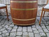 Vintažinis mid century ąžuolinis staliukas/baras - nuotraukos Nr. 12