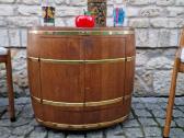 Vintažinis mid century ąžuolinis staliukas/baras - nuotraukos Nr. 13