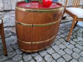 Vintažinis mid century ąžuolinis staliukas/baras - nuotraukos Nr. 19