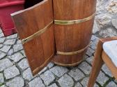 Vintažinis mid century ąžuolinis staliukas/baras - nuotraukos Nr. 22