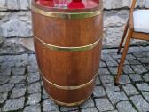 Vintažinis mid century ąžuolinis staliukas/baras - nuotraukos Nr. 23