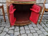 Vintažinis mid century ąžuolinis staliukas/baras - nuotraukos Nr. 26