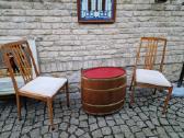 Vintažinis mid century ąžuolinis staliukas/baras - nuotraukos Nr. 29