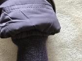 Ilgas žieminis paltas su gobtuvu ir kailiu - nuotraukos Nr. 4