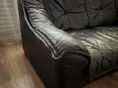 Dvivietė tikros odos sofa - nuotraukos Nr. 4