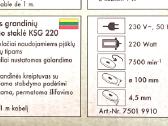 Elektrinės grandinių galandinimo staklės Ksg 220 - nuotraukos Nr. 4