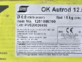 Esab Ok Autrod 12.51 suvirinimo viela. - nuotraukos Nr. 3