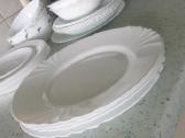 Baltos lekstes 25cm, 19cm,15cm ivairios. - nuotraukos Nr. 3