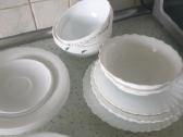 Baltos lekstes 25cm, 19cm,15cm ivairios. - nuotraukos Nr. 4