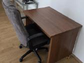 Rašomasis stalas su kėde. Kaina 50eur - nuotraukos Nr. 2