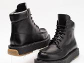 Valentino Leather Ankle Boots Us