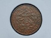 1 centas 1938m. Nyderlandai - nuotraukos Nr. 2