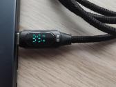 Naujas! Pintas 1m Ilgio Usb-c kabelis su ekranu