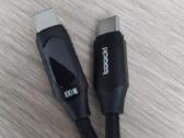 Naujas! Pintas 1m Ilgio Usb-c kabelis su ekranu - nuotraukos Nr. 2
