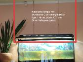 Akvariumui kabinama lempa 119 cm ilgio, 17.7 ploč
