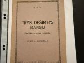 Trys dešimtys margų 1924 m.