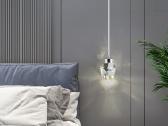 Modernus krištolinis pakabinamas šviestuvas - nuotraukos Nr. 5