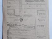 Tarpukario Lietuvos dokumentų blankai - nuotraukos Nr. 5