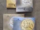 2015 pirmi Lt eurų monetų rinkiniai Proof ir Bu - nuotraukos Nr. 3