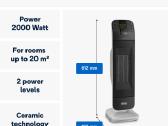 Termoventiliatorius Delonghi Hfx65v20 Tower 2000w