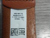 Vyriškas Hugo Boss rudas odinis diržas - nuotraukos Nr. 7