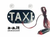 Šviečiantis taxi ženklas - LED