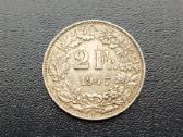 (654) 2 frankai 1947m. Šveicarija sidabras