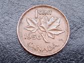 1 centas 1950m. Kanada