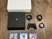 Playstation 4 Pro, Black, 1tb/7116b/3 žaidimai