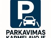 Automobiliu parkavimas prie Kauno oro uosto