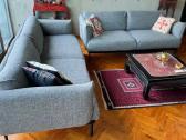 Ikea Äpplaryd trivietė sofa, Lejde pilka/juoda - nuotraukos Nr. 5