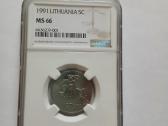 Lietuva 1991 5 C Ngc