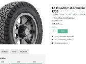 Bfgoodrich All-terrain T/a Ko3 275/55r20 115/112s - nuotraukos Nr. 2