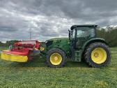 Traktorius john deere 6150r is Norvegijos - nuotraukos Nr. 2