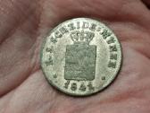 Saksonija 2 grošai 1841 sidabras - nuotraukos Nr. 2