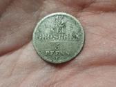 Saksonija 5 pfenning 1855 sidabras