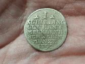Mecklenburg - Schwerin 1 schilling 1792 sidabras