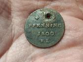 Rostock 1 pfenning 1800